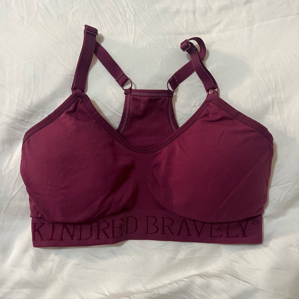 Kindred Bravely Sublime® Nursing Sports Bra – Berry – Small